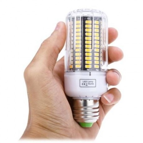 E27 10W 220V SMD 5733 ENERGY SAVING LED CORN BULB LIGHT WITH 136 LEDS (WARM WHITE LIGHT)