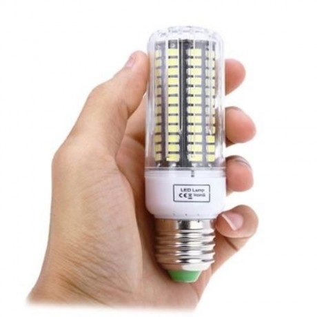 E27 9W 220V SMD 5736 ENERGY SAVING LED CORN BULB LIGHT WITH 105 LEDS (WHITE LIGHT)