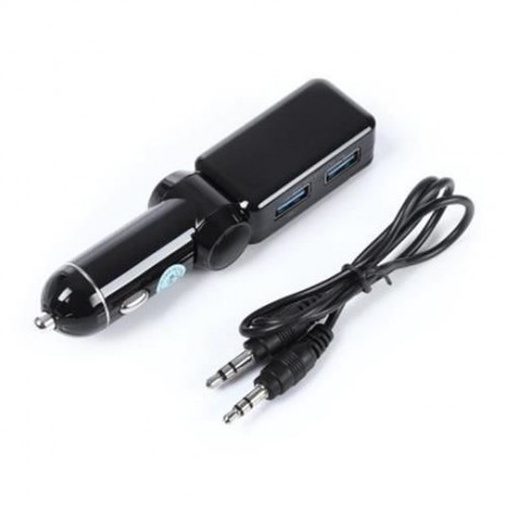 BC06S BLUETOOTH CAR CHARGER WIRELESS DUAL USB MP3 PLAYER FM TRANSMITTER CURRENT VOLTAGE DI