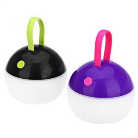 3 MODE 1W 100LM IPX7 USB RECHARGEABLE LED TENT LAMP (PURPLE)