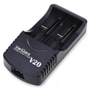 VARICORE V20 1A 2 SLOTS NI-MH / CD AA AAA A SC 18650 BATTERY CHARGER (BLACK)