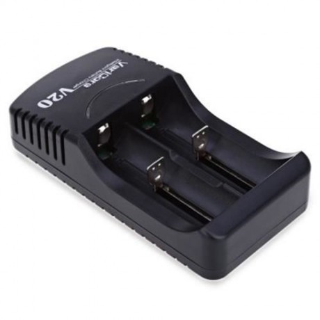VARICORE V20 1A 2 SLOTS NI-MH / CD AA AAA A SC 18650 BATTERY CHARGER (BLACK)