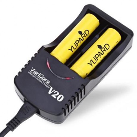 VARICORE V20 1A 2 SLOTS NI-MH / CD AA AAA A SC 18650 BATTERY CHARGER (BLACK)