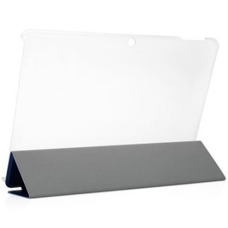 PU PROTECTIVE CASE HIGH QUALITY FULL BODY FOLDING STAND DESIGN FOR CHUWI HI 12 (DEEP BLUE)