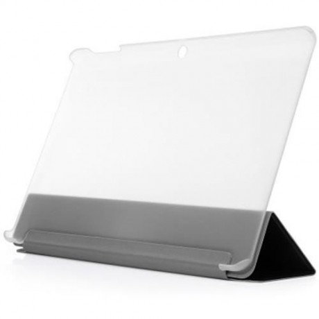 PU PROTECTIVE CASE HIGH QUALITY FULL BODY FOLDING STAND DESIGN FOR CHUWI HI 12 (BLACK)