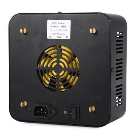96W ( TRUE 48W ) COB FULL SPECTRUM LED INDOOR PLANT GROW LIGHT (BLACK)