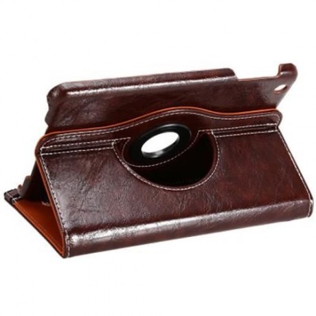 CRAZY HORSE SERIES 360 DEGREE ROTATING COVER WITH AUTO SLEEP WAKE UP FUNCTION FOR IPAD MIN