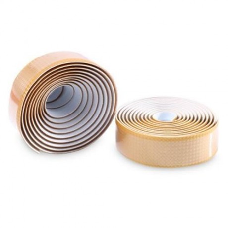 LIGHTWEIGHT HANDLEBAR TAPE WITH BAR PLUG CARBON FIBER BELT STRAP (GOLDEN)