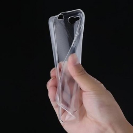 SILICONE TRANSPARENT BACK COVER FOR AMIGOO R300 / R300X (TRANSPARENT)