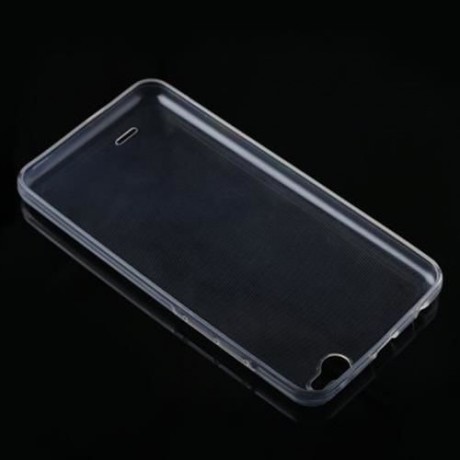SILICONE TRANSPARENT BACK COVER FOR AMIGOO R300 / R300X (TRANSPARENT)
