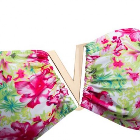 PUSH UP PADDED SHIVERING LINGERIE SWIMSUIT BIKINI (#1)