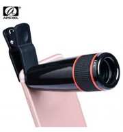 APEXEL APL - 12XSJ UNIVERSAL EXTERNAL12X TELEPHOTO ZOOM LENS SHUTTERBUG NECESSARY FOR IPHO