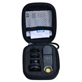 APEXEL APL - DG5 5 IN 1 CAMERA PHONE LENS KIT 198 DEGREE FISHEYE 0.65X WIDE ANGLE 15X MACR