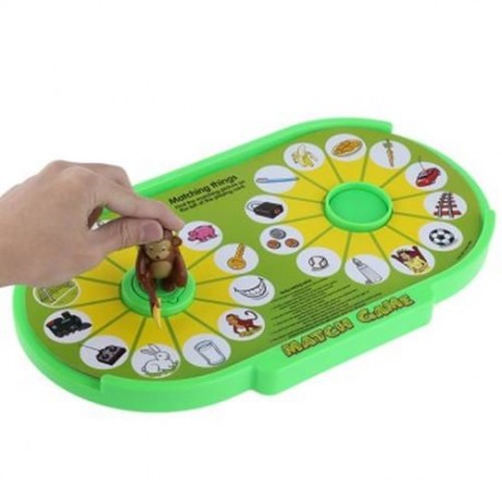 CHILDREN CARTOON MONKEY TABLE MATCH GAME EDUCATIONAL TOY (COLORMIX)