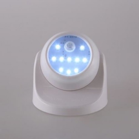 LED MONITORING ROTATABLE HUMAN BODY INDUCTION INFRARED LAMP (WHITE)