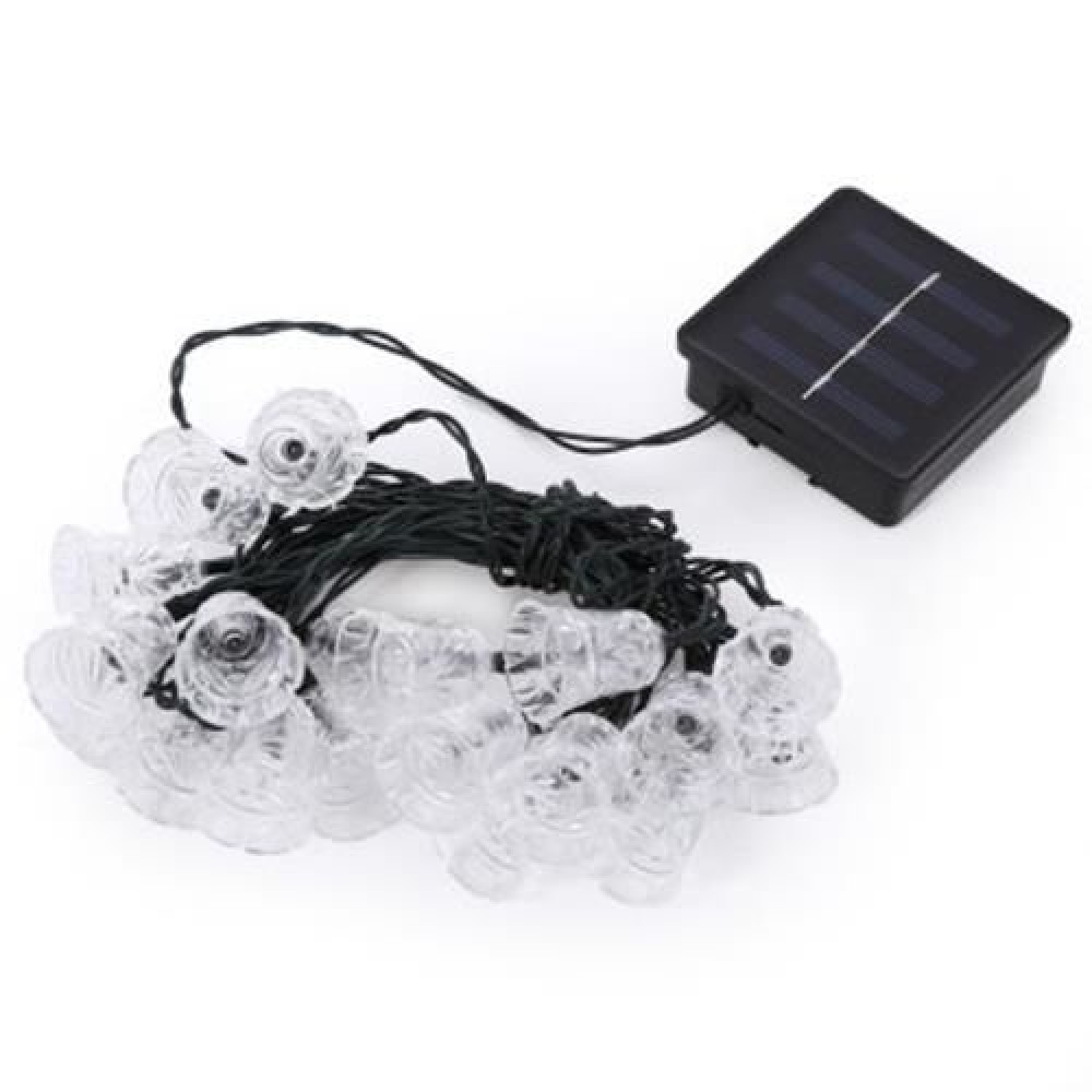 20 LEDS BELL SHAPED SOLAR POWERED STRING LIGHT OUTDOOR GARDEN FESTIVAL PARTY DECORATION LA 20 LEDS BELL SHAPED SOLAR POWERED STRING LIGHT OUTDOOR GARDEN FESTIVAL PARTY DECORATION LA