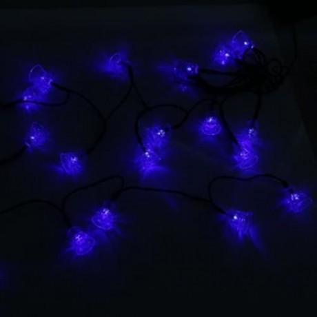 20 LEDS BELL SHAPED SOLAR POWERED STRING LIGHT OUTDOOR GARDEN FESTIVAL PARTY DECORATION LA