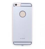 TPU BACK COVER CASE BUILT-IN WIRELESS CHARGING RECEIVER FOR IPHONE 6 PLUS / 6S PLUS (SILVE
