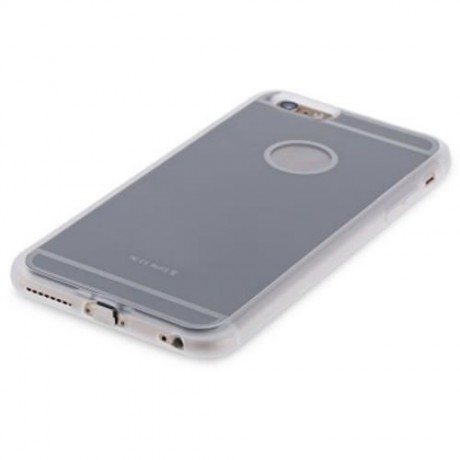 TPU BACK COVER CASE BUILT-IN WIRELESS CHARGING RECEIVER FOR IPHONE 6 PLUS / 6S PLUS (SILVE