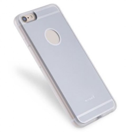 TPU BACK COVER CASE BUILT-IN WIRELESS CHARGING RECEIVER FOR IPHONE 6 PLUS / 6S PLUS (SILVE