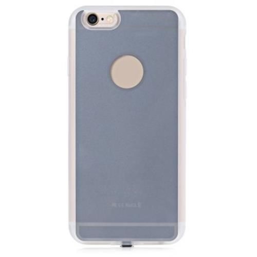 TPU BACK COVER CASE BUILT-IN WIRELESS CHARGING RECEIVER FOR IPHONE 6 / 6S (GRAY)