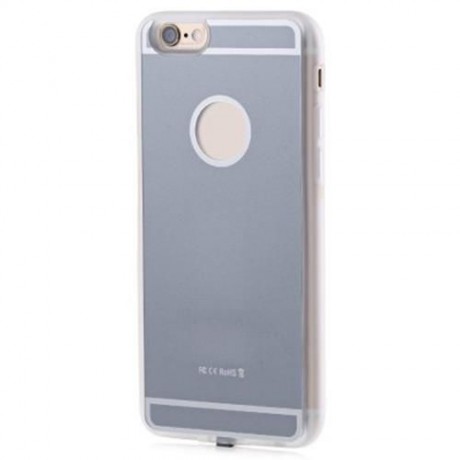 TPU BACK COVER CASE BUILT-IN WIRELESS CHARGING RECEIVER FOR IPHONE 6 / 6S (GRAY)