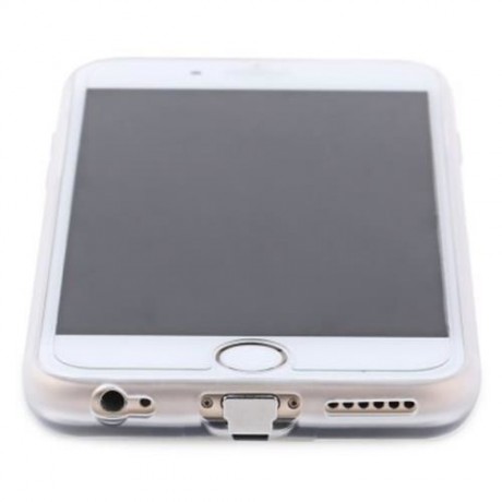 TPU BACK COVER CASE BUILT-IN WIRELESS CHARGING RECEIVER FOR IPHONE 6 / 6S (GRAY)