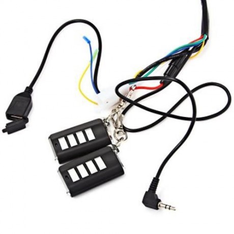 MT610 MOTORBIKE MOTORCYCLE REMOTE CONTROL MP3 MUSIC PLAYER HEADLIGHT ANTI-THEFT WATER-RESI