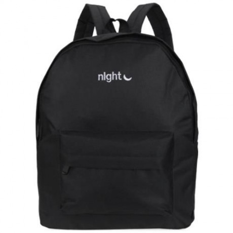 STITCHWORK LETTER MOON PORTABLE BACKPACK FOR UNISEX (BLACK)