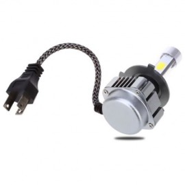 2PCS 6000K COB H4 CAR LED HEADLIGHT VEHICLE CONVERSION BULB 40W 4000LM