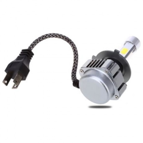 2PCS 6000K COB H4 CAR LED HEADLIGHT VEHICLE CONVERSION BULB 40W 4000LM