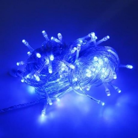 10M 100 LEDS STRING FAIRY LIGHT FOR OUTDOOR PARTY CHRISTMAS DECORATION (BLUE)