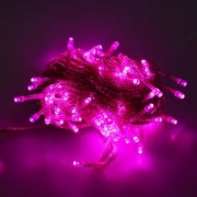 10M 100 LEDS STRING FAIRY LIGHT FOR OUTDOOR PARTY CHRISTMAS DECORATION (PINK)