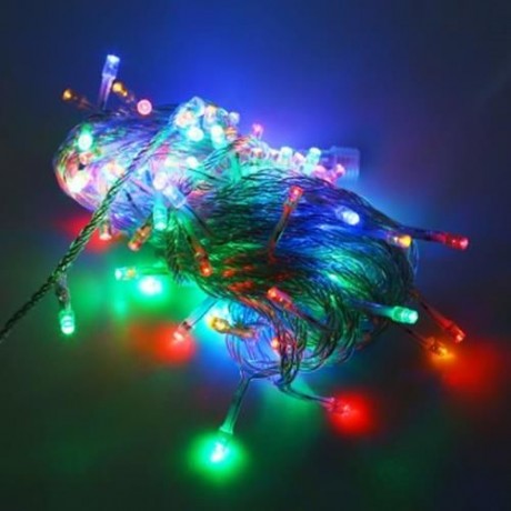 10M 100 LEDS STRING FAIRY LIGHT FOR OUTDOOR PARTY CHRISTMAS DECORATION (COLORFUL)