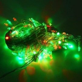 10M 100 LEDS STRING FAIRY LIGHT FOR OUTDOOR PARTY CHRISTMAS DECORATION (RGB COLOR)