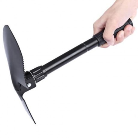 CLEYE GARDEN OUTDOOR MILITARY MULTI-FUNCTION SPADE SHOVEL DIDDLE TOOL (BLACK)