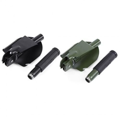 CLEYE GARDEN OUTDOOR MILITARY MULTI-FUNCTION SPADE SHOVEL DIDDLE TOOL (BLACK)