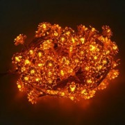 10M 100 LEDS LOTUS STRING FAIRY LIGHT FOR CHRISTMAS PARTY (YELLOW)