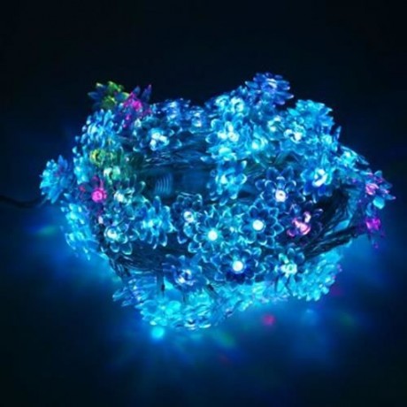 10M 100 LEDS LOTUS STRING FAIRY LIGHT FOR CHRISTMAS PARTY (RGB COLOR)