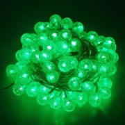10M 100 LEDS PEBBLE BALL STRING LIGHT FOR CHRISTMAS PARTY (GREEN)