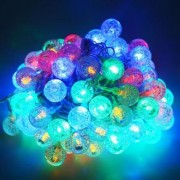 10M 100 LEDS PEBBLE BALL STRING LIGHT FOR CHRISTMAS PARTY (COLORFUL)