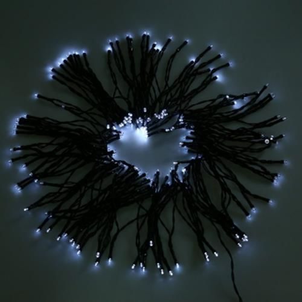 22M 200 LEDS SOLAR POWERED STRING LIGHT OUTDOOR FAIRY LAMP (COOL WHITE LIGHT)