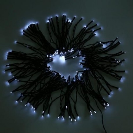 22M 200 LEDS SOLAR POWERED STRING LIGHT OUTDOOR FAIRY LAMP (COOL WHITE LIGHT)