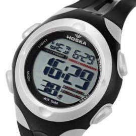 HOSKA H012S DIGITAL CHILDREN SPORT WATCH 5ATM STOPWATCH ALARM BACKLIGHT DATE DAY LED WRIST