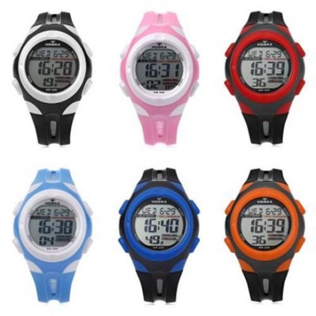 HOSKA H012S DIGITAL CHILDREN SPORT WATCH 5ATM STOPWATCH ALARM BACKLIGHT DATE DAY LED WRIST