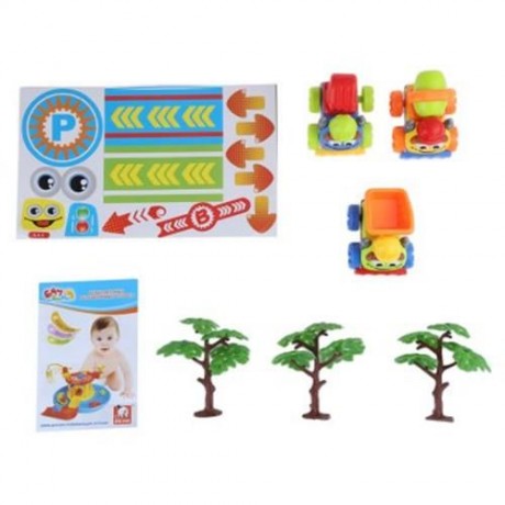 CHILDREN COOL PARKING LOT DISASSEMBLY ASSEMBLY EDUCATIONAL TOY SET (COLORMIX)