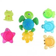 BABY TURTLE SQUIRT WATER BATH BUTTRESSED SPRAY SHOWER TOY SET (COLORMIX)