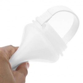 OUTDOOR SOLAR POWERED SILICONE BOTTLE LED CAMPING LANTERN WATERPROOF FOLDING LAMP (WHITE)