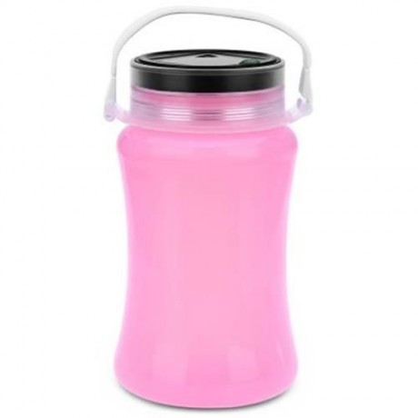 OUTDOOR SOLAR POWERED SILICONE BOTTLE LED CAMPING LANTERN WATERPROOF FOLDING LAMP (LIGHT P