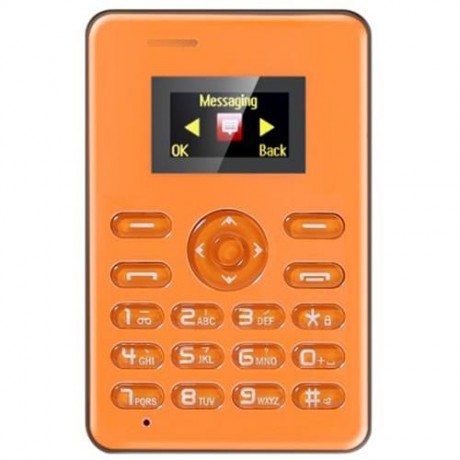 AIEK Q3 1.0 INCH CARD PHONE BLUETOOTH FM MP3 PLAYBACK AUDIO PLAYER CALENDER ALARM CALCULAT